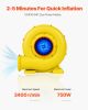 VEVOR Inflatable Blower, 680&750W, 1.0HP Bounce House Blower, Pump