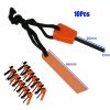10 Pack Ferro Rod Fire Starter Flint Steel Striker Survival Tool