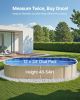 VEVOR 12 x 24 FT Oval Above Ground Pool Liner Overlap Style Vinyl Liner for 48–54 Inch Wall Pools