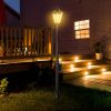 94.5 Inch Outdoor Solar Lamp Post Light Vintage Garden