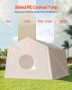 VEVOR Outdoor Storage Shed, 10 x 15 ft Portable Storage Tent with Roll-up Door, Waterproof Canopy Shed Shelter, Heavy Duty Frame