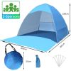 Portable Pop Up Beach Tent Sun Shelter for 3 5 Persons Outdoor Camping