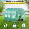 VEVOR Walk In Tunnel Greenhouse Portable Plant Hot House Galvanized Steel Frame