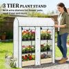 Mini greenhouse, portable greenhouse, white