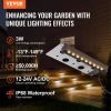 VEVOR 6.8" LED landscape wall light, 3W 12–24V AC/DC energy-efficient paver illumination for outdoor landscape lighting.