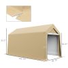 7 x 12 FT Heavy Duty Outdoor Storage Tent with Galvanized Frame