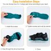 Lawn Aerator Shoes, Metal Spike Sandals for Aeration, Durable PP Material, Adjustable Straps