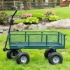 700 LB Towable Mesh Garden Utility Cart 38 x 20 Inch
