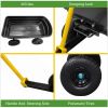 400 lbs Capacity Poly Landscape & Garden Dump Cart; Black Color