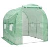 Greenhouse Green Galvanized steel, PE mesh fabric Medium
