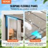 10x14 Lean To Gazebo with hardtop polycarbonate roof, aluminum frame, UV-resistant wall-mounted or freestanding pergola design.