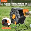 VEVOR Compost Bin, 18.5-Gal Composting Tumbler, Compact Single Rotating Chamber