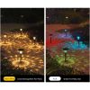 Itopfox 6PCS Solar Pathway Lights 2 Modes IP65 Waterproof Landscape Lights