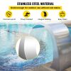 VEVOR Stainless Steel Pool Fountain Sheer Waterfall Outdoor Garden Water Feature