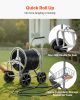 VEVOR Hose Reel Cart, Hold Up to 250 ft of 5/8'' Hose, Garden Water Hose Carts Mobile Tools with 4 Wheels