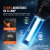 VEVOR Bio Pressure Pond Filter for up to 2000 Gallons with 1840 GPH Flow and 13W UV-C Light for Koi Ponds and Water Gardens
