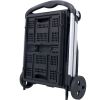 2 Tier Collapsible Utility Cart with Folding Baskets