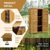 Wood Planter Box with Bench Outdoor Garden Seating Planter Combo