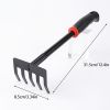 Five Tooth Garden Rake Tool for Weeding and Digging