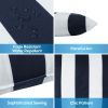 2 Pack Waterproof Outdoor Throw Pillows Fade Resistant Patio Cushions