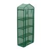 Greenhouse Transparent green PVC cover 4 tier