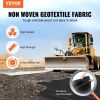 VEVOR 3x100 FT Non Woven Geotextile Landscape Fabric Heavy Duty Weed Barrier Fabric