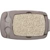 Outdoor Rolling Garden Scooter with Wheels and Pull Strap Taupe 14.5 Inch