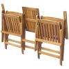 Foldable Acacia Wood Garden Bench Medium Brown Outdoor Patio Seating