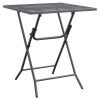 Garden Table Anthracite Expanded metal mesh Small