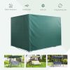 3-Seater Patio Swing Cover, Outdoor Garden Furniture Protection Hammock Cover Waterproof