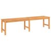Garden Bench Warm Teak Solid Teak Wood 70.9 Inch Length Outdoor Durable Patio Bench