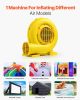 VEVOR Inflatable Blower, 750W&950W, 1.3 HP Bounce House Blower, Pump
