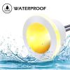 LED Deck Lights 10 Pack Warm White Outdoor Stair and Pathway Lights