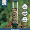 Squirrel-Proof Bird Feeder Outdoor Automatic Bird Feeder Hanging Hummingbird Water Feeder