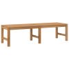 59.1 Inch Solid Teak Wood Garden Patio Bench