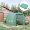 9.8 x 6.6 x 6.6 FT Plastic Greenhouse Replacement Cover