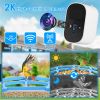 Solar Smart Bird Feeder with 2K Camera AI Bird ID Motion Detection Two Way Audio App Control