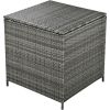 6 Piece PE Rattan Outdoor Patio Sofa Set with Storage Box