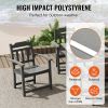 5 Piece Outdoor Patio Dining Set Square Table Chairs All Weather HIPS Garden Furniture Set