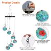 Hummingbird Feeder with Wind Chime Ant and Bee Proof Outdoor Hanging Decor