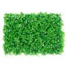 Set of 24 Artificial Fern Leaf Fence Panels Green PE Privacy Hedge Screening Outdoor Decor