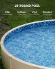 VEVOR 21 ft Round Above Ground Pool Liner Unibead Standard Gauge 52 Inch Wall Height