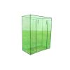 Greenhouse Transparent green PVC, Powder-Coated Steel Small