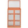 Greenhouse Wooden Wood and Polycarbonate board 29.5x18.5x42.9 in