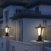 15" Solar Powered Outdoor Lantern 2-Pack – Modern LED Garden Lights for Pathways, Yard, Driveway & Landscape Lighting