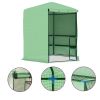 Greenhouse Green PE mesh fabric, powder-coated steel 89.4 x 87.8 in