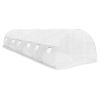 Greenhouse White Polyethylene mesh fabric and galvanized steel