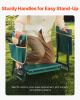 VEVOR Garden Kneeler and Seat, 6 in Wide Kneeling Pad, Heavy Duty Garden Kneeling Stool, Folding Garden Seat with 2 Tool Bags