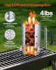 VEVOR Charcoal Chimney Starter Heavy Duty Steel BBQ Grill Starter 4 lb Capacity