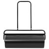 Large Rollable Lawn Roller Black Iron & Steel – Heavy Duty Garden Lawn Roller for Soil Leveling